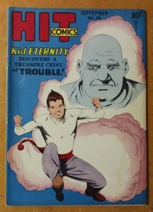 HIT COMICS #48 with KID ETERNITY, GOLDEN AGE, SHARP BOOK (1947) - Picture 1 of 11