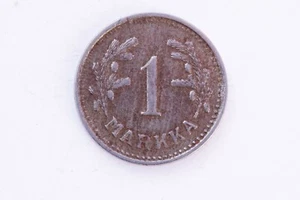 Moneda Finlandia 1 Markka 1945 II Guerra Mundial - Hierro - Escasa | World Coins - Picture 1 of 2