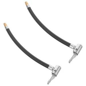 2 Pcs Inflator Tube Extension Hose Car Replacement Pump Cable Cord - Picture 1 of 12