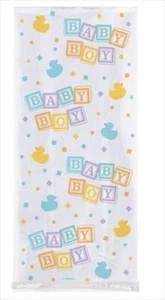 Unique Baby Boy Cello Bags Baby Shower Party Supplies 20 Count - Picture 1 of 1