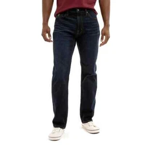U.S. POLO ASSN. - SIZE: 32 X 32 - Dark Wash Straight Fit Jeans W/ Stretch - NEW! - Picture 1 of 4