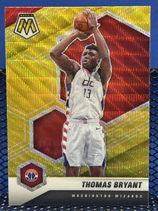 2020-21 Panini Mosaic THOMAS BRYANT Gold Wave Prizm Washington Wizards Asia - Picture 1 of 2