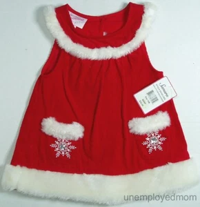 Girls Santa Jumper Dress Party Christmas Wedding Party New Year Holiday - Picture 1 of 6