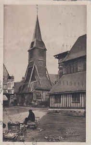 Carte postale ancienne HONFLEUR CALVADOS l'église sainte-catherine timbrée - Picture 1 of 1