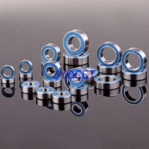 KIT de rodamientos de bolas azul 21P goma métrica sellada dos lados para RC Traxxas Slash 4x4 - Imagen 1 de 7