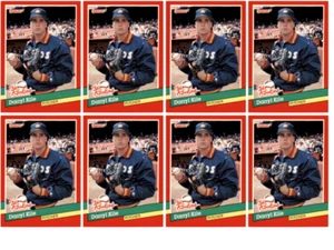 (8) 1991 Donruss The Rookies #5 Darryl Kile Houston Astros Card Lot - Picture 1 of 2