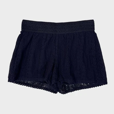 Шорты Maurices XL темно-синие кружевные оверлей хлопок нейлон полиэстер - Изображение 1 из 4