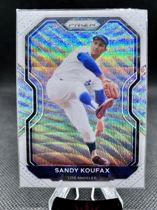Panini Prizm #241 2021 Sandy Koufax White Wave Prizm - Imagen 1 de 2