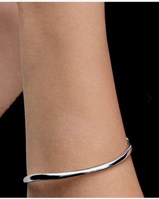 Pandora Armreif Organisch geformt aus Sterlingsilber - Bild 1 von 2