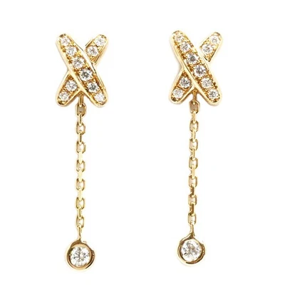 Pendiente Chaumet Mini Lien diamante K18PG P0038777 Foto 1 de 4