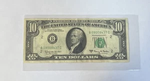 1963A New York, NY $10 Federal Reserve Note Circulated - Picture 1 of 2