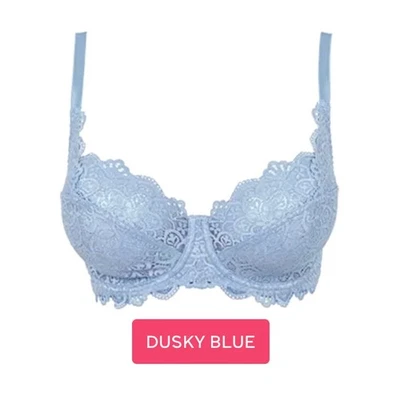 Sujetador Bravissimo Millie, Balconette de Encaje | 32DDD 32F, Azul Oscuro Nuevo con Etiquetas $82 Foto 1 de 4