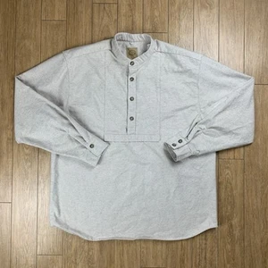 Wah Maker Shirt Men L Beige Pullover True West Long Sleeve Made in USA **READ** - Picture 1 of 13