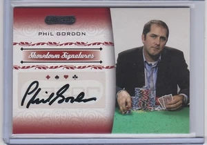 2007 POKER RAZOR PHIL GORDON SHOWDOWN SIGNATURES AUTOGRAPH SS-14 - Bild 1 von 1