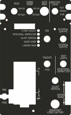 Elite Dangerous Custom Plate for Thrustmaster Hotas Warthog Throttle New
