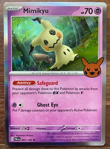 Pokemon Mimikyu Trick or Trade (2023) 097/193 Holo Halloween NM - Bild 1 von 2
