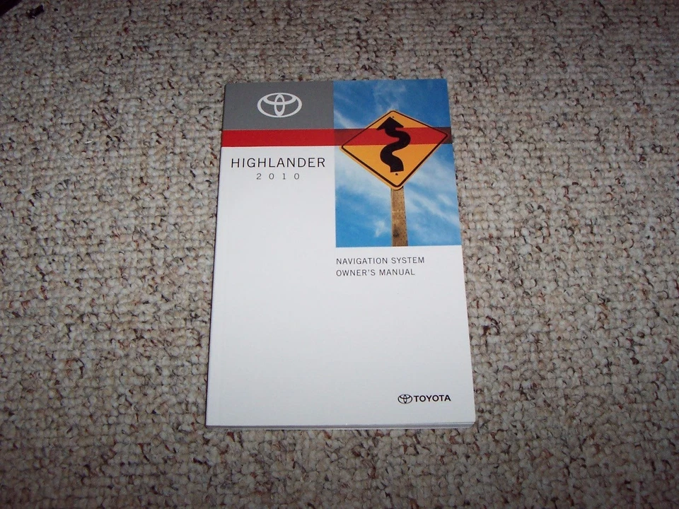 Toyota Highlander 2010 sistema de navegación de fábrica manual del usuario libro de guía xz Foto 1 de 1