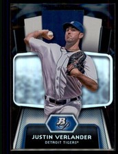 2012 Bowman Platinum Cutting Edge Justin Verlander #CES-JV Detroit Tigers
