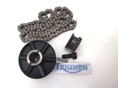 TRIUMPH TT 600 TT600 КУЛАЧКОВЫЙ ЦЕПНОЙ ПРИВОД ШЕСТЕРНИ И ЦЕПЬ, КАК ПОКАЗАНО 2001 - Изображение 1 из 4