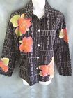 Mirasol Shirt Jacket Size Small Embroidered Appliqued Embellished Casual Boho