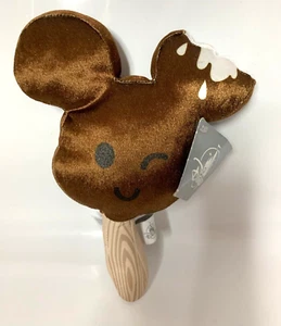 Disney Parks Ice Cream Plush Food Series Chocolate Mickey Mouse Shaped (H4) - Foto 1 di 3
