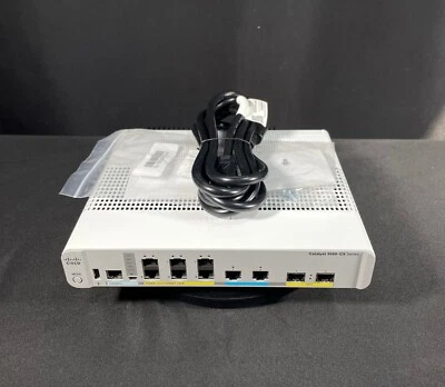 Cisco 3560CX WS-C3560CX-8XPD-S  8Port IP Base Gigabit PoE Switch -Fast Shipping - Image 1 of 4