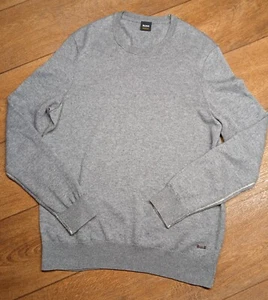 Men's Boss Orange Fine Knit Fitted Designer Jumper Medium Immaculate Hugo Boss - Picture 1 of 15