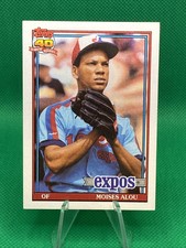 1991 Topps Baseball Trading Card - Moises Alou #526