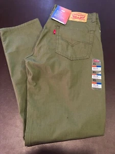 NEW MENS LEVI'S JEANS PANTS 511 Green W28xL30 Slim Stretch Lightweight $69.50 - Picture 1 of 9