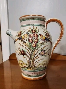 Beautiful Vtg Hand Made Deruta Pitcher - Picture 1 of 17