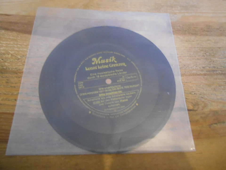 7" VA Musik kennt keine Grenzen ( Song) DAS BESTE Promo Flexi disc only - Bild 1 von 1