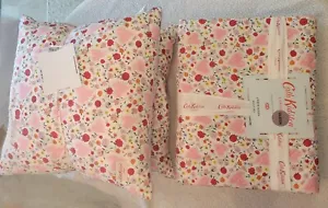 Juego de cama Cath Kidston Queen edredón y almohada de 2 euros rosa floral corazón San Valentín - Imagen 1 de 17