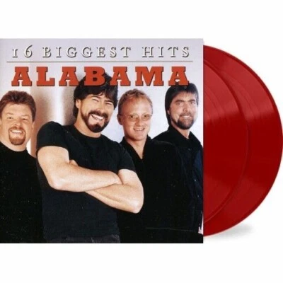 ALABAMA 16 BIGGEST HITS VINYL NEW! RED 2X LP! MOUNTAIN MUSIC, SONG OF THE SOUTH Foto 1 de 2