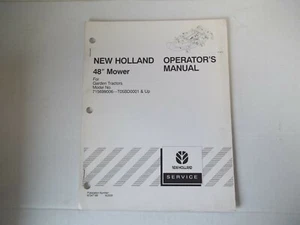 New Holland 48" Mower operators manual - Bild 1 von 1