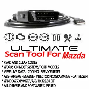 For Mazda Diesel Injector Programming Diagnostic Tool OBD OBD2 - Picture 1 of 2