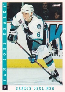 1993-94 Score Canadian Hockey #261 Sandis Ozolinsh