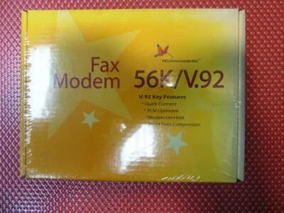 HUMMINGBIRD 1MS56S V.92 Modem 56Kbps PCI Bus (Plug & Play) ITU-V.92/V.90/V.34+/V - Image 1 of 4