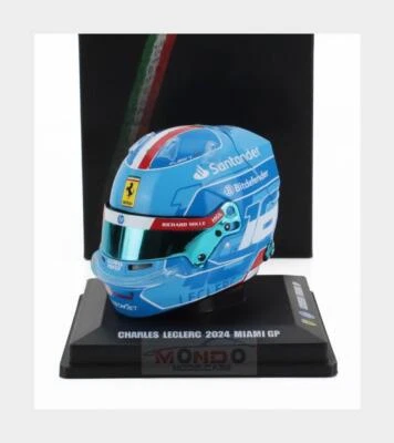1:5 LOOKSMART Bell Helmet Casco F1 Charles Leclerc #16 Miami Gp 2024 LSHEL002 - Immagine 1 di 2