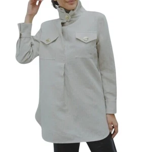 New Not/Tags- By Malene Birger BMB Bellah shirt in angora Women size 44 - Picture 1 of 14