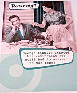 Retirement Card. Frank Range of Cards from Abacus Cards. (Ret1) - Picture 1 of 3