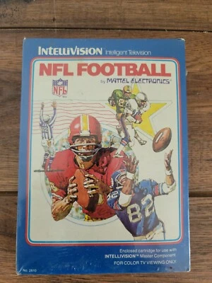 NFL Football Intellivision Game  Complete Factory Sealed 1st NFL Licensed Game - Image 1 of 4