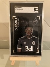 2018 CHEVRON VANCOUVER WHITECAPS FOOTBALL CARD ALPHONSO DAVIES SGC 8.0  ⚽️ 🥅 🔥