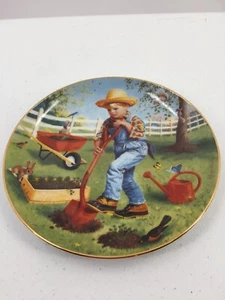 Piatto Danbury Mint "Saturday's Child" bambini della settimana opera d'arte Gignilliat - Foto 1 di 7