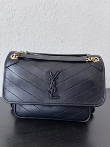 YSL Saint Laurent Niki Medium Glattleder Gold Fullset inkl. Rechnung/Receipt - Bild 1 von 21