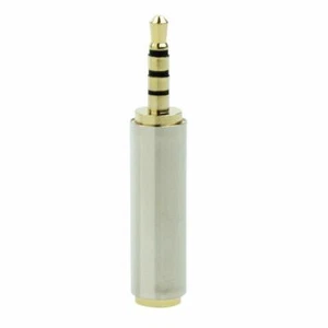 2.5mm Male to 3.5mm Female 3 Ring Audio Adapter Converter Headset f Smartphones - Picture 1 of 3