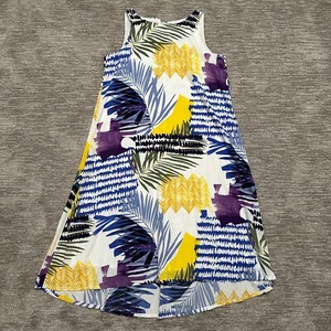 Chicos Dress Womens 2 (12) Colorful Tropical Beach Resort Vacation - Picture 1 of 11