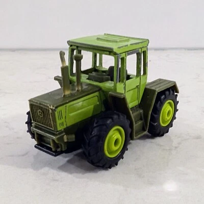 De colección 1990-1993 Matchbox Mercedes-Benz MB-Trac 1600 Turbo tractor MB218 1:77 verde Foto 1 de 4