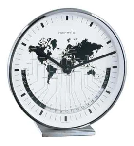 Hermle 22843-002100 Bufalo II World Time Table Clock - Picture 1 of 1