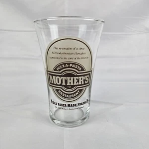 Vintage 1986 Mother's Restaurant Ltd. Pizza Pasta Soda Fountain Flare Glasses - Picture 1 of 5