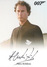 James Bond Archives 2015, Alkis Kritikos ‘Santos’ Autograph Card